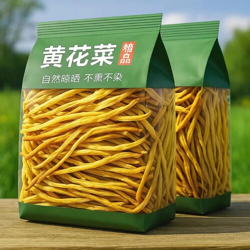 自然晒干黄花菜501g|千人加购