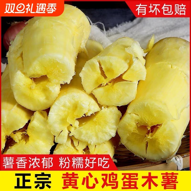 黄心木薯新鲜现挖广西特产农家当季黄肉面包板栗红薯糖水店带皮