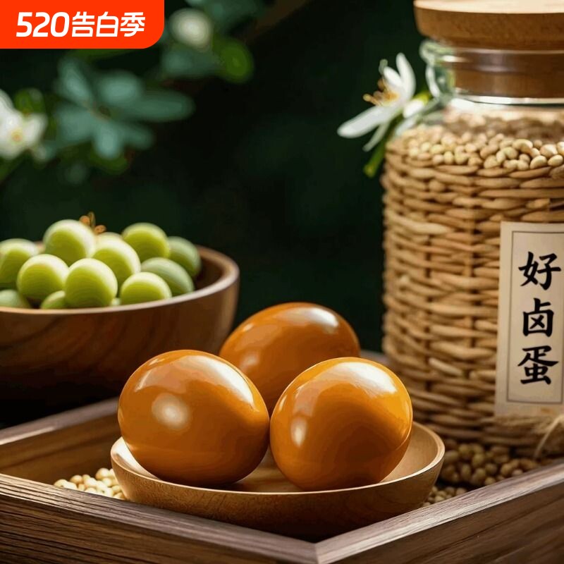 鸡蛋卤蛋即食茶叶蛋五香盐焗蛋香辣卤蛋开袋休闲零食美味鲜香小吃