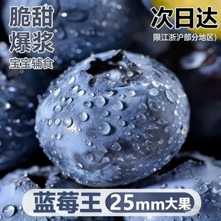 云南蓝莓鲜果新鲜水果当季蓝梅现摘高山怡颗孕妇大果整箱产地直发