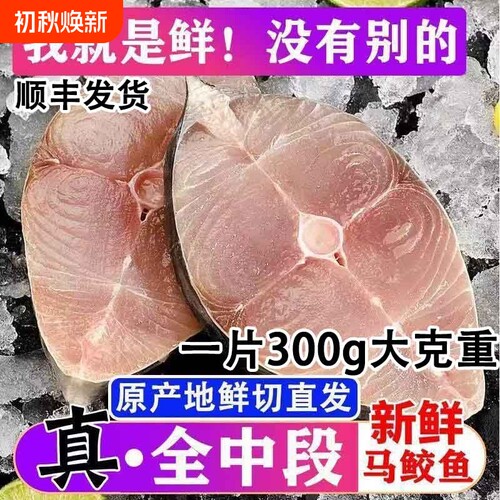 5斤装马鲛鱼鲅鱼新鲜切片中段冷冻大鲅鱼深海海捕水产码头直销