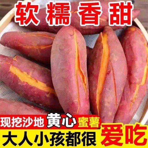 黄心番薯软糯香甜蜜薯板栗红薯