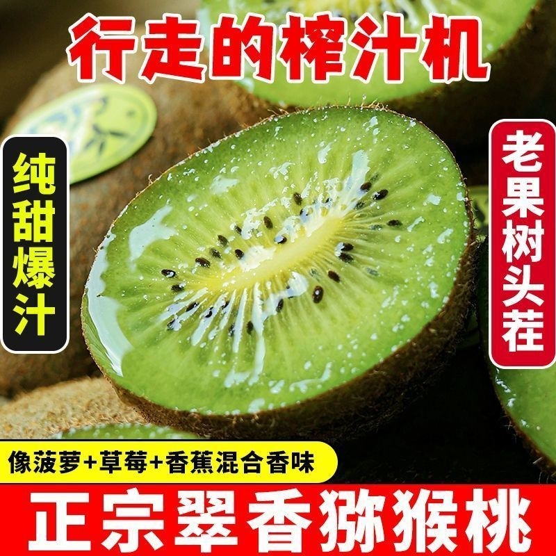 陕西周至翠香猕猴桃新鲜水果奇异果孕妇水果当季整箱泥弥礼盒年货,水产肉类/新鲜蔬果/熟食,奇异果/猕猴桃,淘宝优惠券,粉丝福利购,淘宝优惠卷