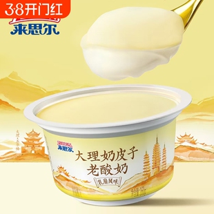 来思尔奶皮子酸奶酪160g*8杯云南大理白族乳扇珍稀菌种单杯发酵