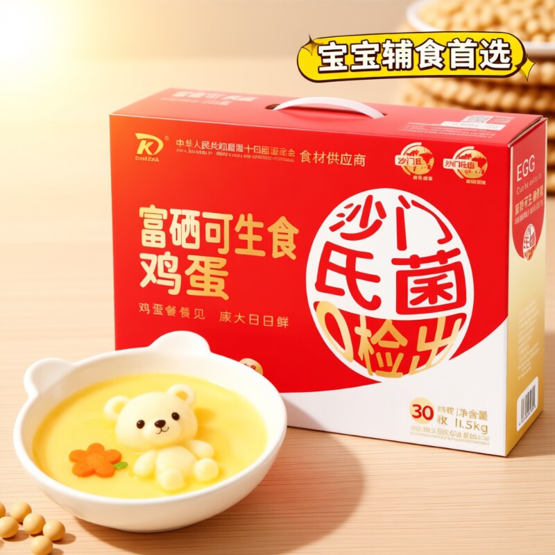 富硒可生食鲜鸡蛋鸡蛋无抗营养早餐鸡蛋康大无沙门氏菌高品质蛋
