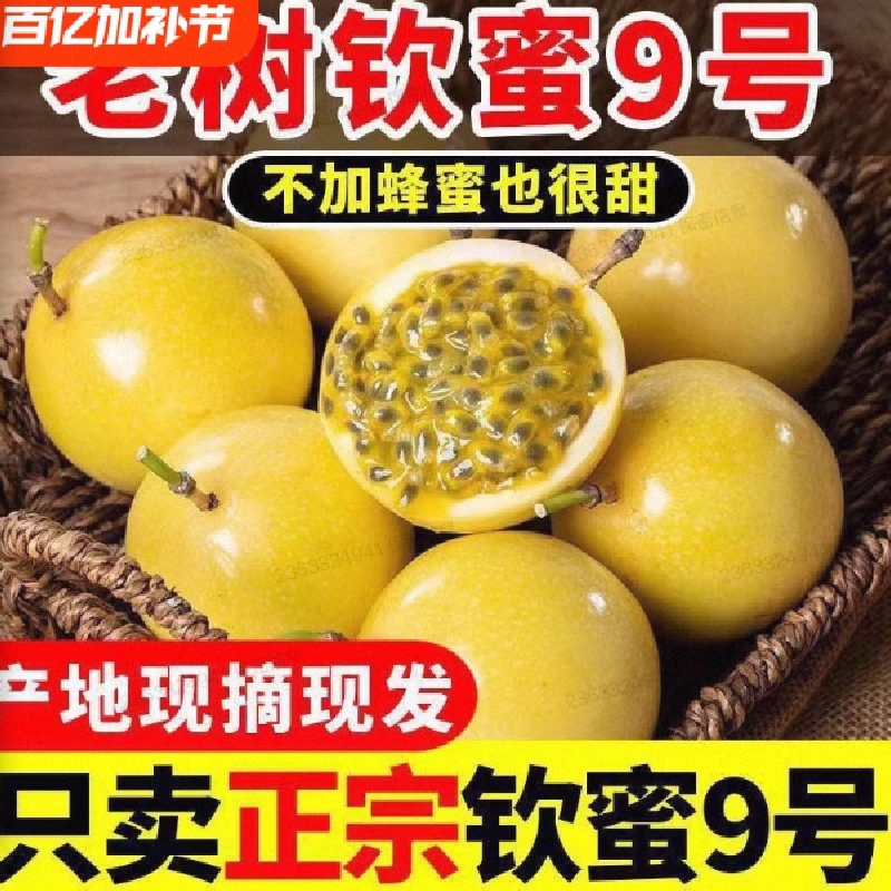 黄金百香果批发价钦密9号