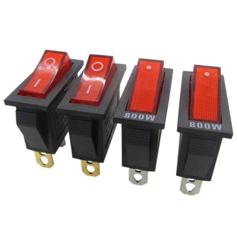 速发电锅开关配件2100W保温按键开关500W800W电热锅炒锅按钮KCD带