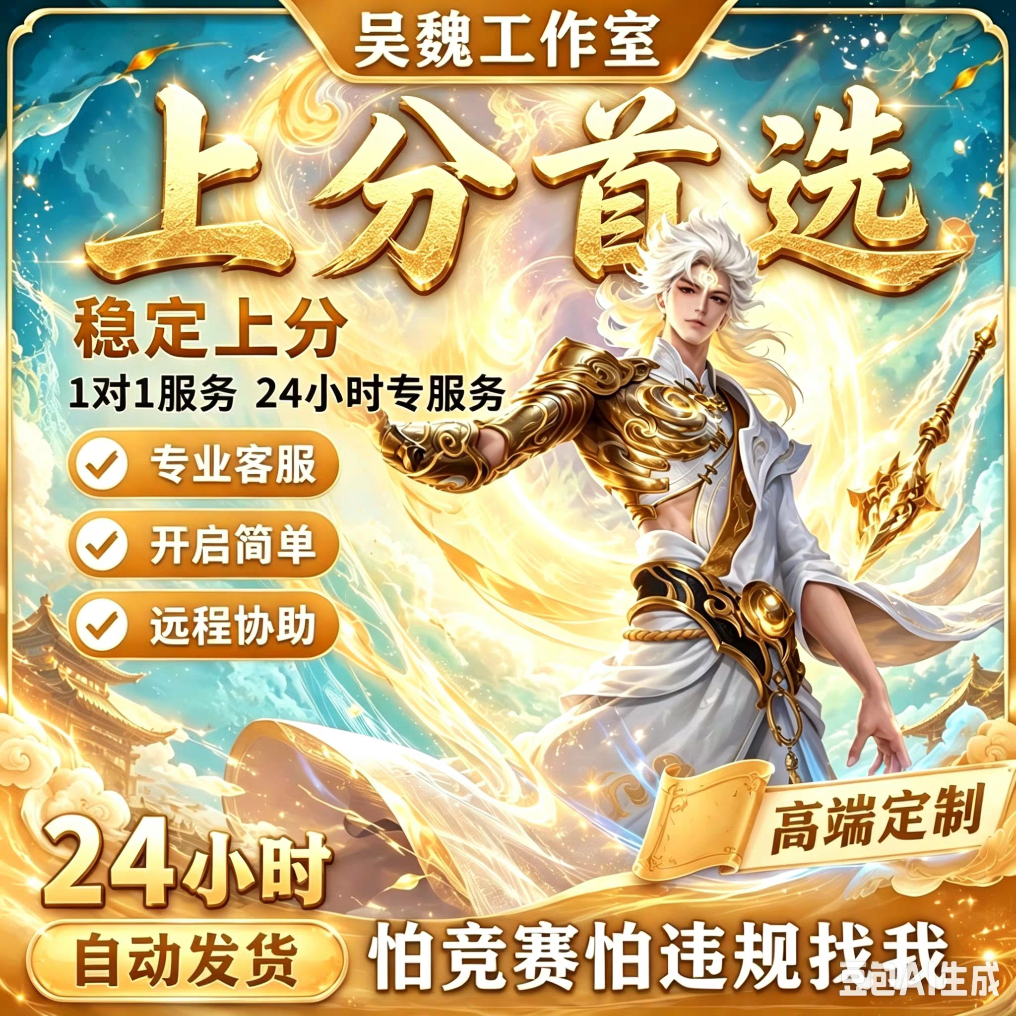 王者荣耀/苹果/模拟器上分稳定主播同款