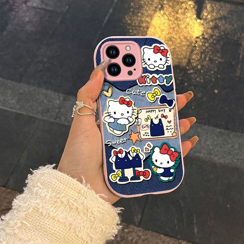 适用苹果16手机保护壳新款iphone15promax牛仔KT猫15专用14plus高级13mini可爱12防摔11矽胶xs简约8P全包SE保,3C数码配件,手机保护套/壳,淘宝优惠券,粉丝福利购,淘宝优惠卷