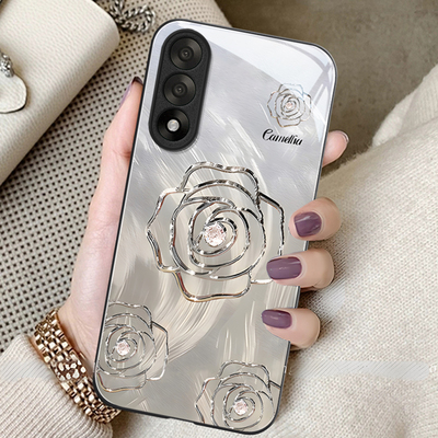 适用一加新款高级感轻奢风玻璃壳