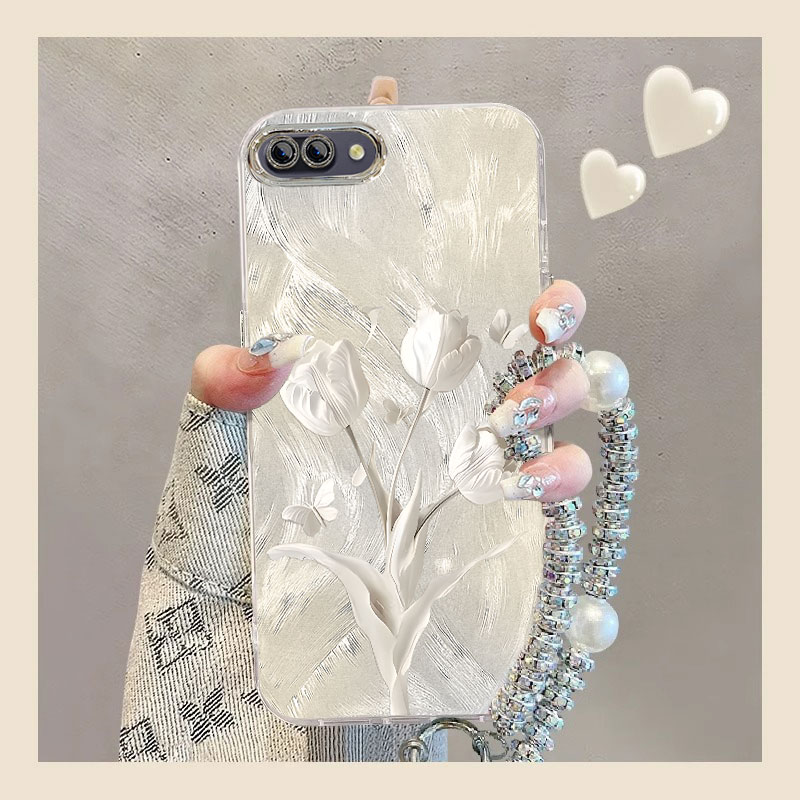 适用OPPOA5/3/2简约花朵手机壳