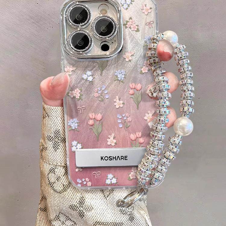 适用苹 果15ProMax手机保护壳iphone14新款高级感羽纱渐层碎花ip13全包12防摔个性小众矽胶镜头膜苹 果11保护