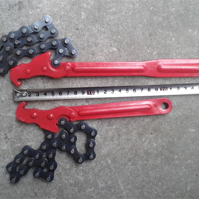 链条扳手 链条式扳手 链条钳 水管套筒工具 链条管子钳8寸12寸