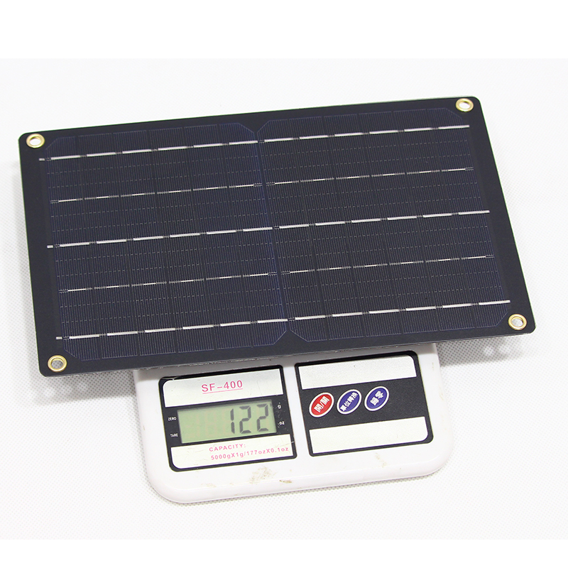 单晶硅太阳能电池板5V6V1A6W手机充电旅行户外便携充电单车