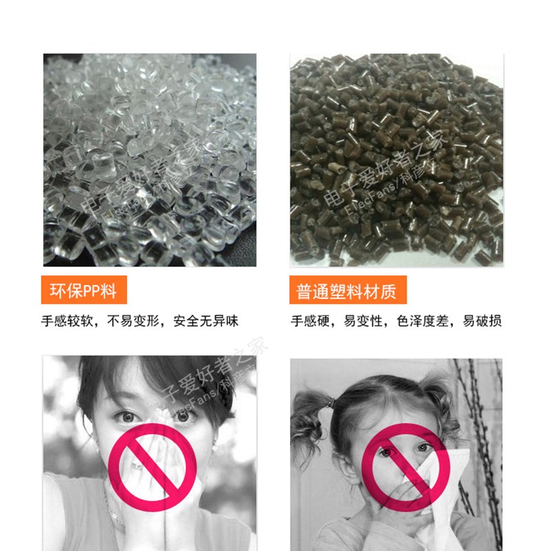 5格中号内格不可拆装 透明塑料零件收纳盒电子元器件分类储存物件