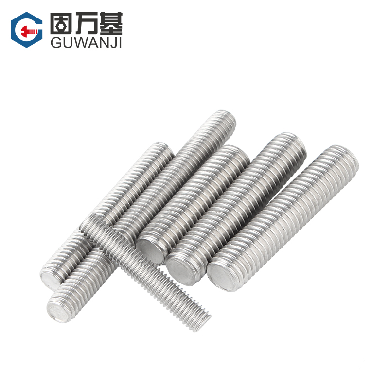 304不锈钢牙条丝杆 全螺纹螺杆 短全牙螺丝螺柱螺栓通丝牙棒M5M6