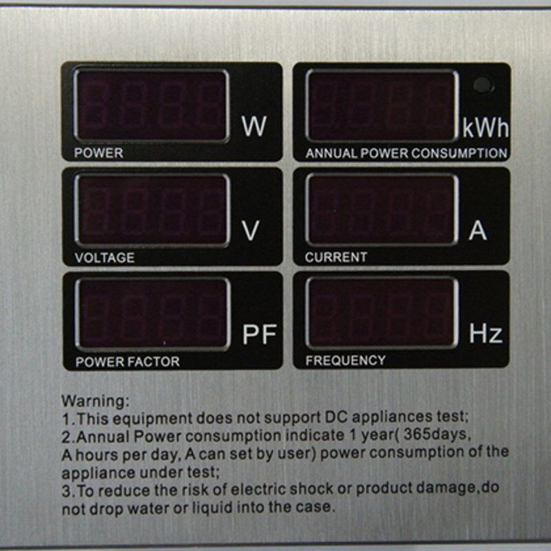 功率表数显d表头电压电流交流单相电参数测量仪10a数字220V可调时