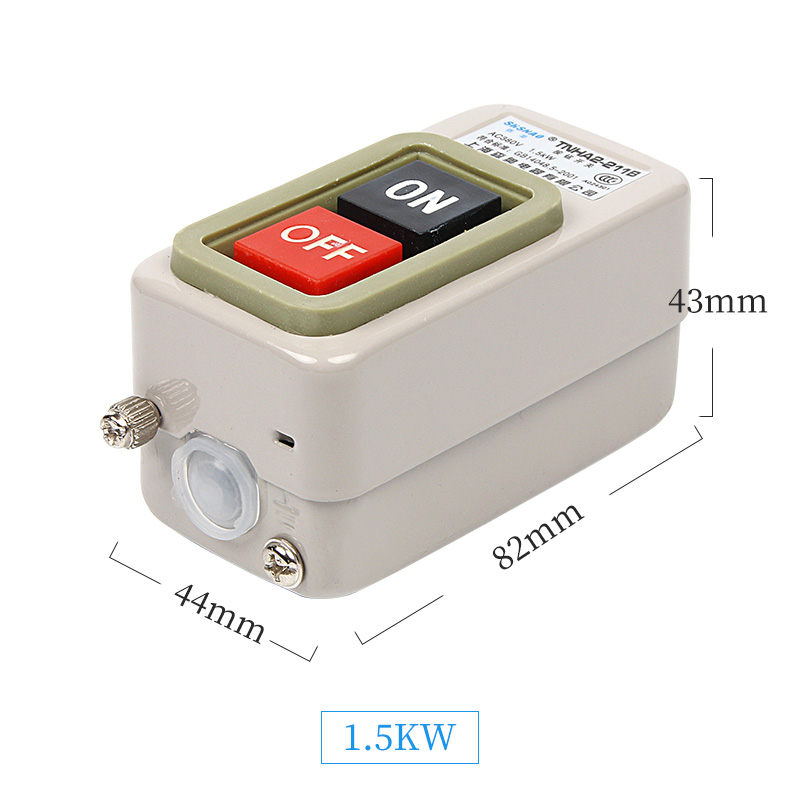 BS211B/216B/230B动力控制按钮开关三相电机启动按钮押压扣开关