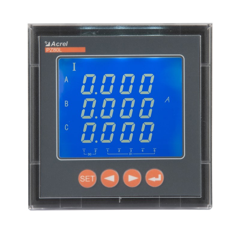 安科瑞PZ80L-E4/KC交流三相电流电压电能表PZ80-AIQ/AV3开孔76*76