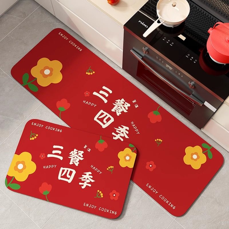 厨房专用地垫软硅藻泥防滑防油免洗家用吸水耐脏防水可擦垫子,居家布艺,厨房地垫,淘宝优惠券,粉丝福利购,淘宝优惠卷