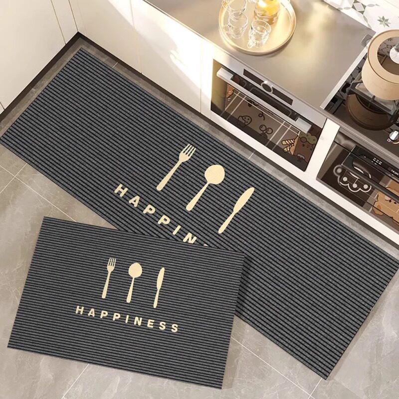 硅藻泥厨房地垫防油防滑可擦免洗门口厨房地毯垫吸水耐脏家用脚垫