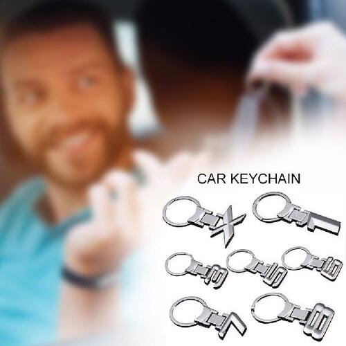 好货Zinc Alloy Number Emblem Keychain for BMW Key Chain Ring
