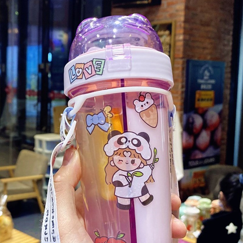 好货可以喝能装两种饮料的网红双饮杯便宜有两个吸管的水杯子一杯