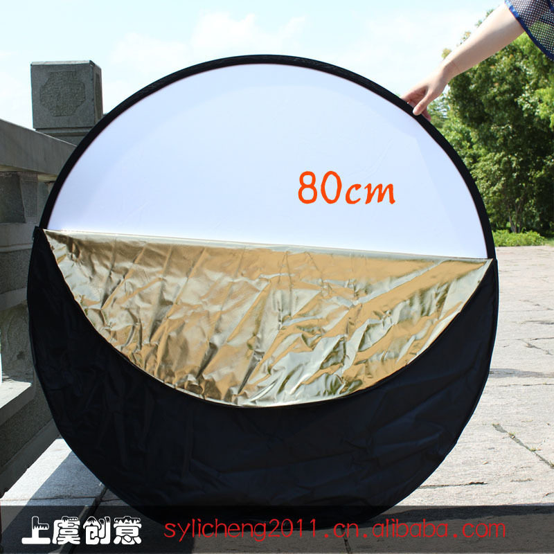 好货新厂家 摄影器材80cm柔光进口五合一反光板 人像拍摄光板 摄