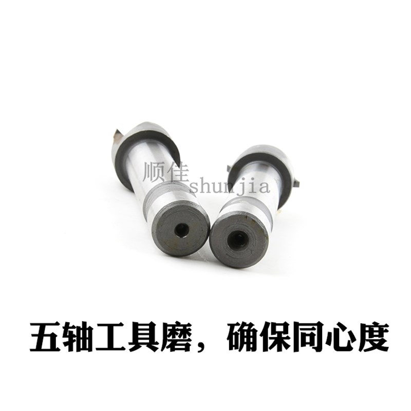 好货直柄镶硬质合金90度倒角刀单边45度焊接刃钨钢刀2刃过中心60