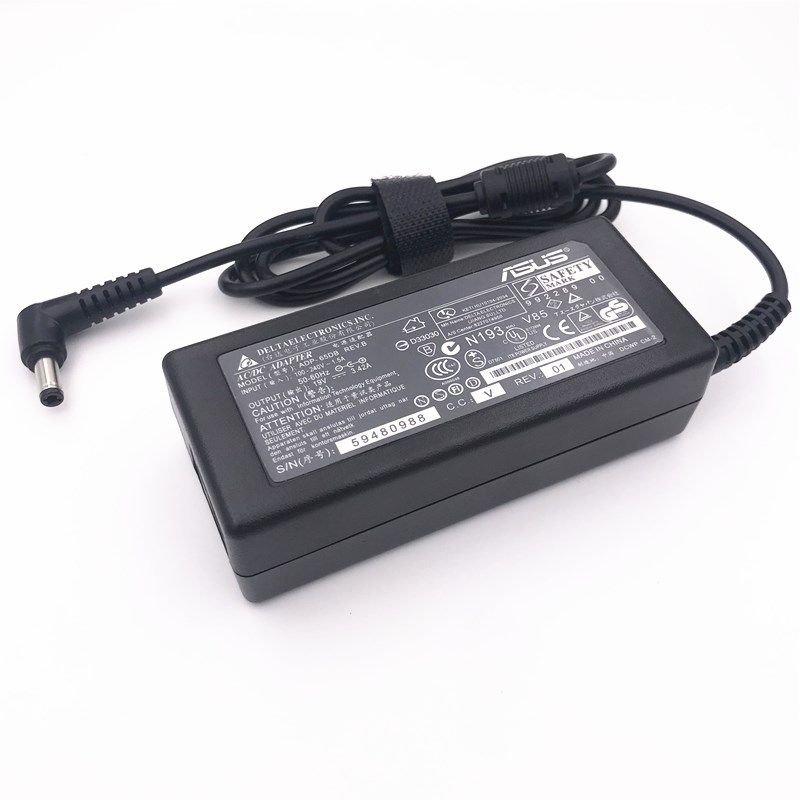 新品华硕电脑通用笔记本电源线配接器 19V 342A笔电充电器送