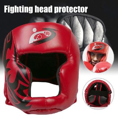 Wrestle Protective Headgear Adjustable Size PU Leather Soft
