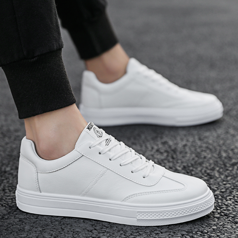 男童鞋子2022年春季新款儿童英伦风黑色小皮鞋中大童运动低帮滑板