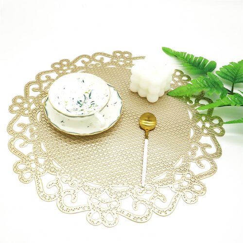 好货Practical Place Mat Non-Slip 3 Colors Tableware Plates M