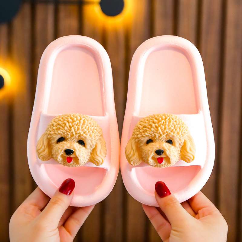 儿童拖鞋女夏室内软底防滑中小童亲子小孩凉拖鞋家居卡通可爱大童