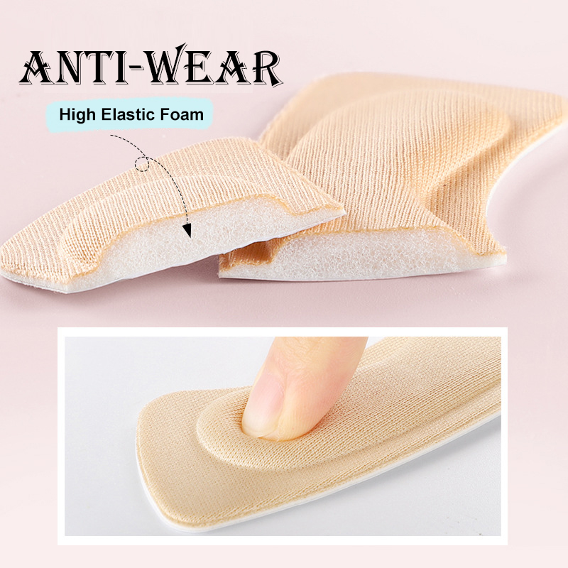 .5 Pairs Heel Insoles Patch Pain Relief Anti-wear Cushion Pa