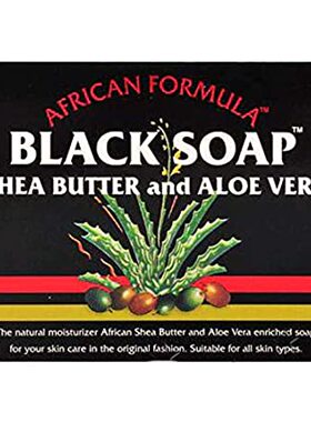 极速Madina African Black Soap Shea Butter and Aloe Vera, 3.