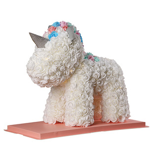 Foam eternal flower, rose Unicorn gift box, Valentines day,