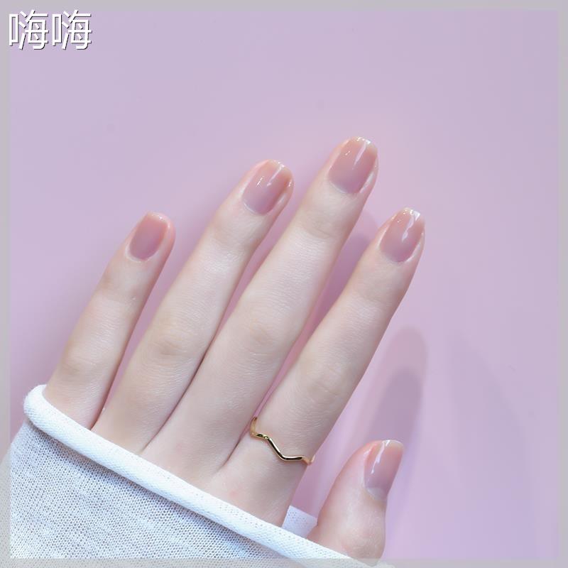 好货指甲油夏季显白免烤持久快干女2022年新款孕妇酒红大樱桃色