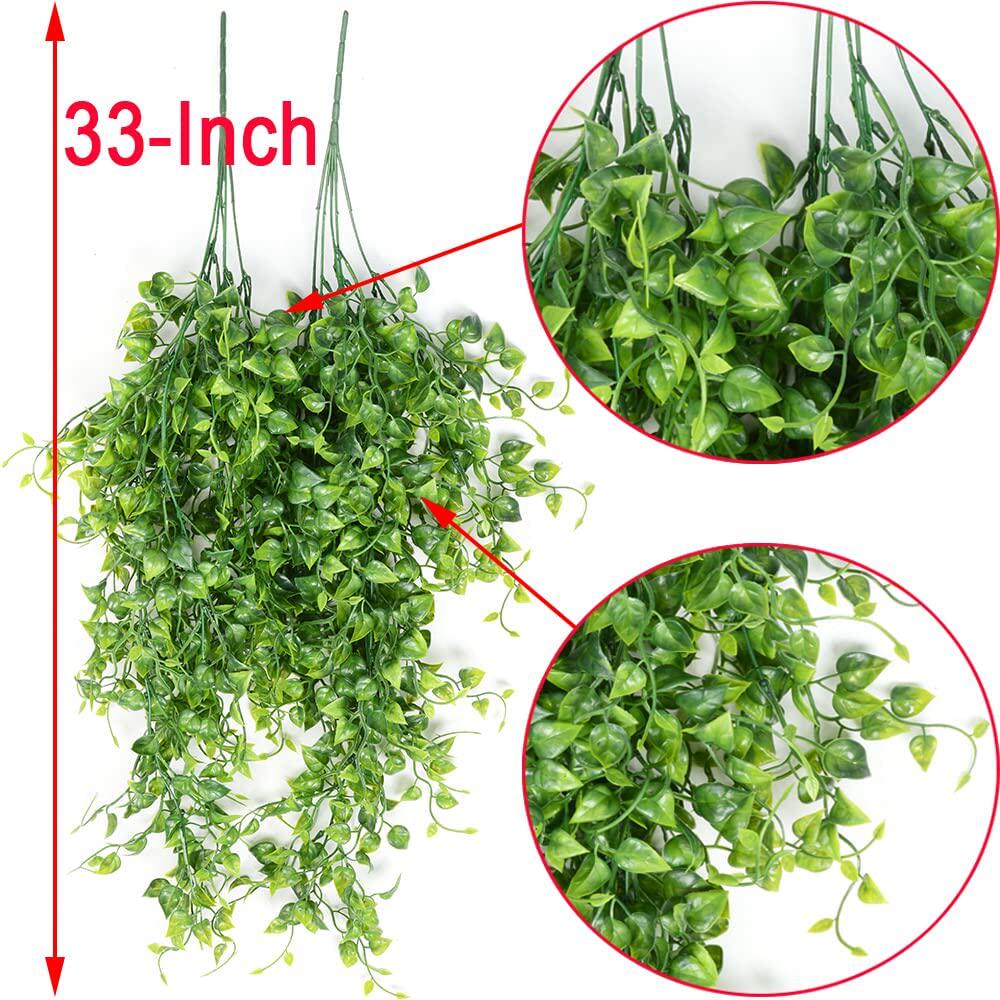 极速Ivy Artificial Hanging Green Dill 81.28 Cm Hanging Plant