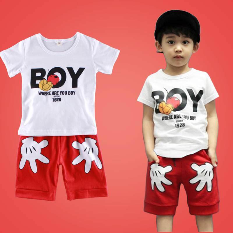 极速l幼儿园小班出服春夏季新款演服装米奇短表袖套男女演童舞蹈