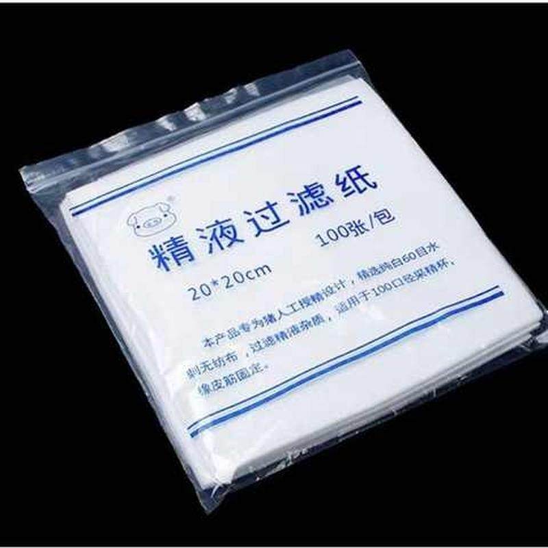 极速猪过滤纸猪用人工授精设备采精过滤纸稀释液精袋手套实验耗材