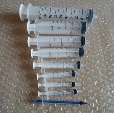 好货一次性取样器12 5 10 20 30 50 100ml塑料进样器点胶加墨针筒