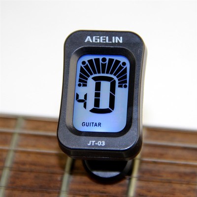 NEW Guitar Tuner Adjustable Anti-Interference LCD Clip-on El