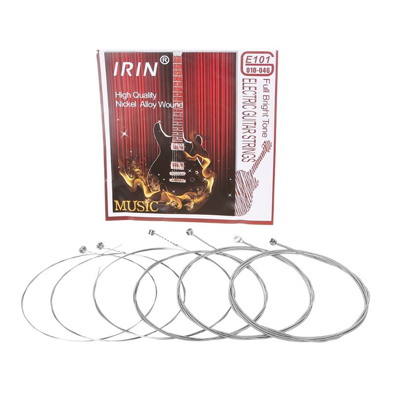 6pcs/set E101 Electric Guitar Strings Steel Core Nickel Allo