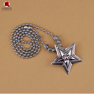 大拙 cody sanderson罗志祥抖音同款星星项链925纯银潮男复古套装