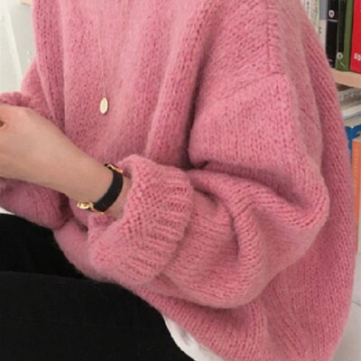 好货10 Colors Pink Women Sweater Womens Winter Sweaters Pull