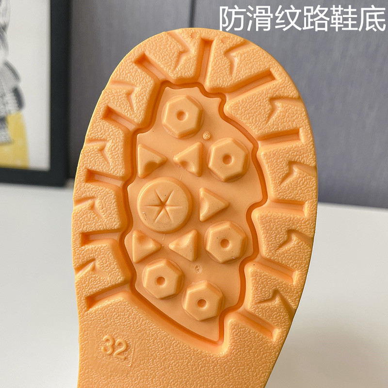 好货儿童雨鞋女童防滑水鞋中筒男童雨靴中大童雨水鞋小童卡通轻便