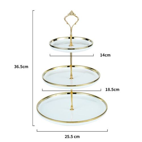 好货oCandy platUe front desk fruit plate Nordic style double