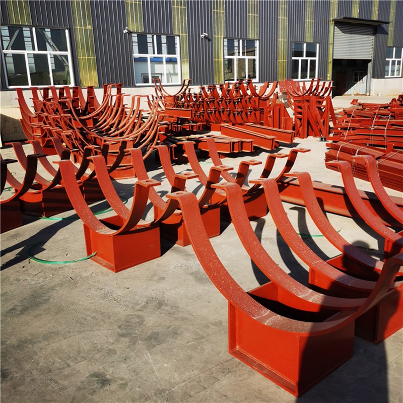 U型管道支吊架管夹双孔三孔四孔立管管担A5基准型双螺栓短管夹