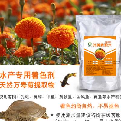 极速天然水产饲料添加剂叶黄素 甲鱼饲料用2% 鱼类龟饲料 水产着